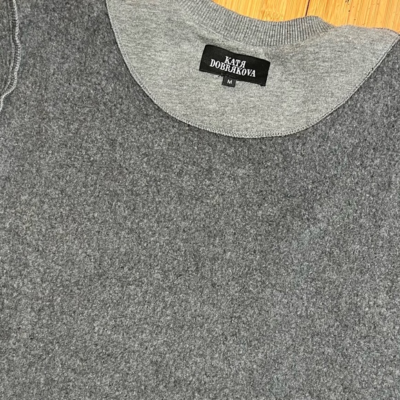 Katya Dobryakova Embroidered Circus Ruffle Sleeve Pullover Size M - Picture 7 of 15